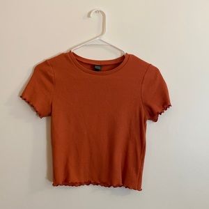 Coral Crop Top
